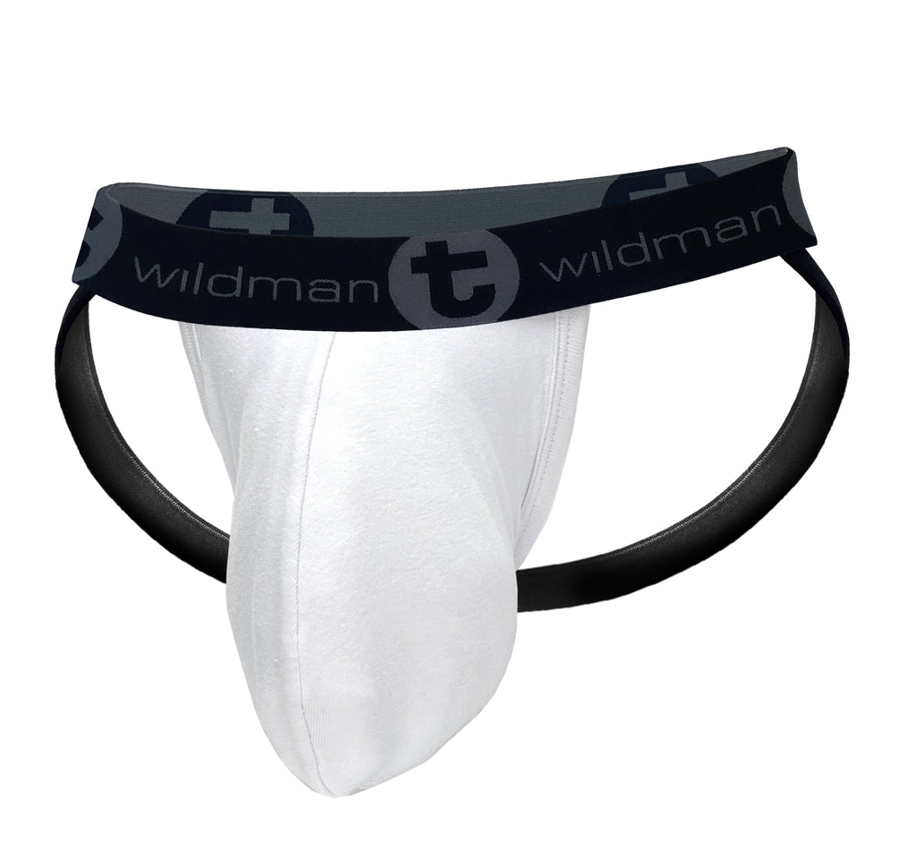 WildmanT Big Boy Pouch Jockstrap White