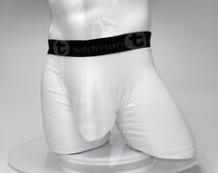 Big Boy Pouch 5" Inseam Boxer Brief White