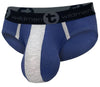 WildmanT Cotton Monster Cock Brief Dark Blue and Gray