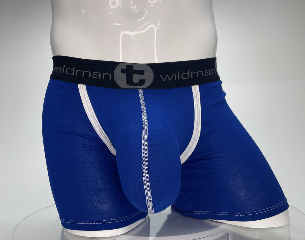 WildmanT Modal Monster Cock 5" Inseam Boxer Brief Royal Blue