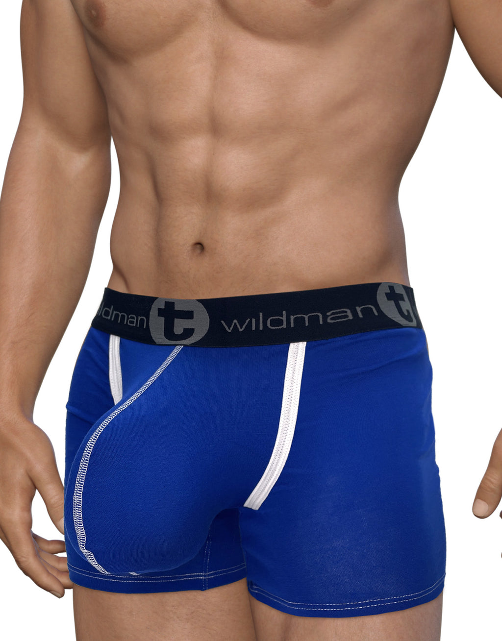 WildmanT Modal Monster Cock 5" Inseam Boxer Brief Royal Blue