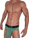 WildmanT Cotton Monster Cock Brief Green