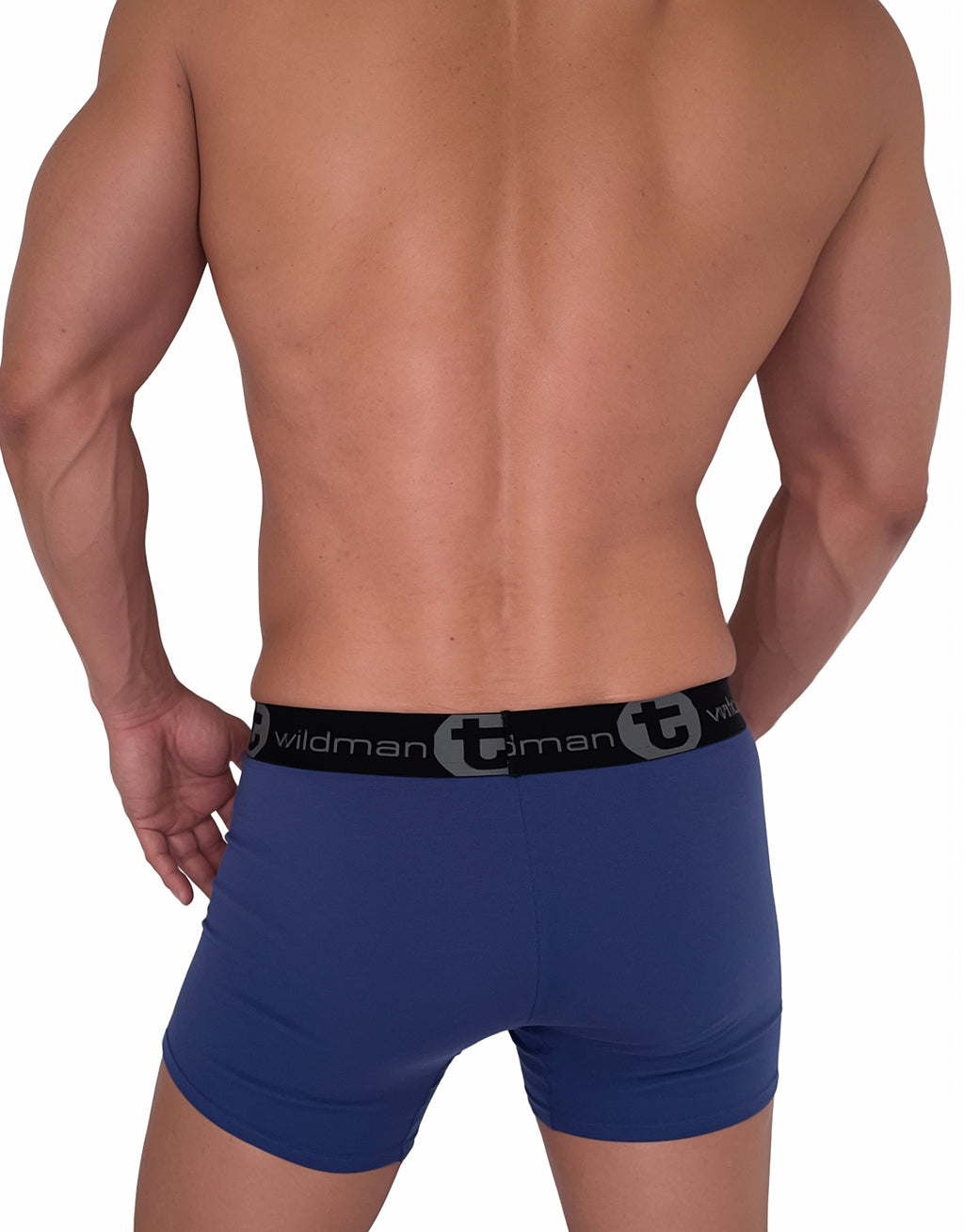 WildmanT Cotton Monster Cock 5" Inseam Boxer Brief Dark Blue