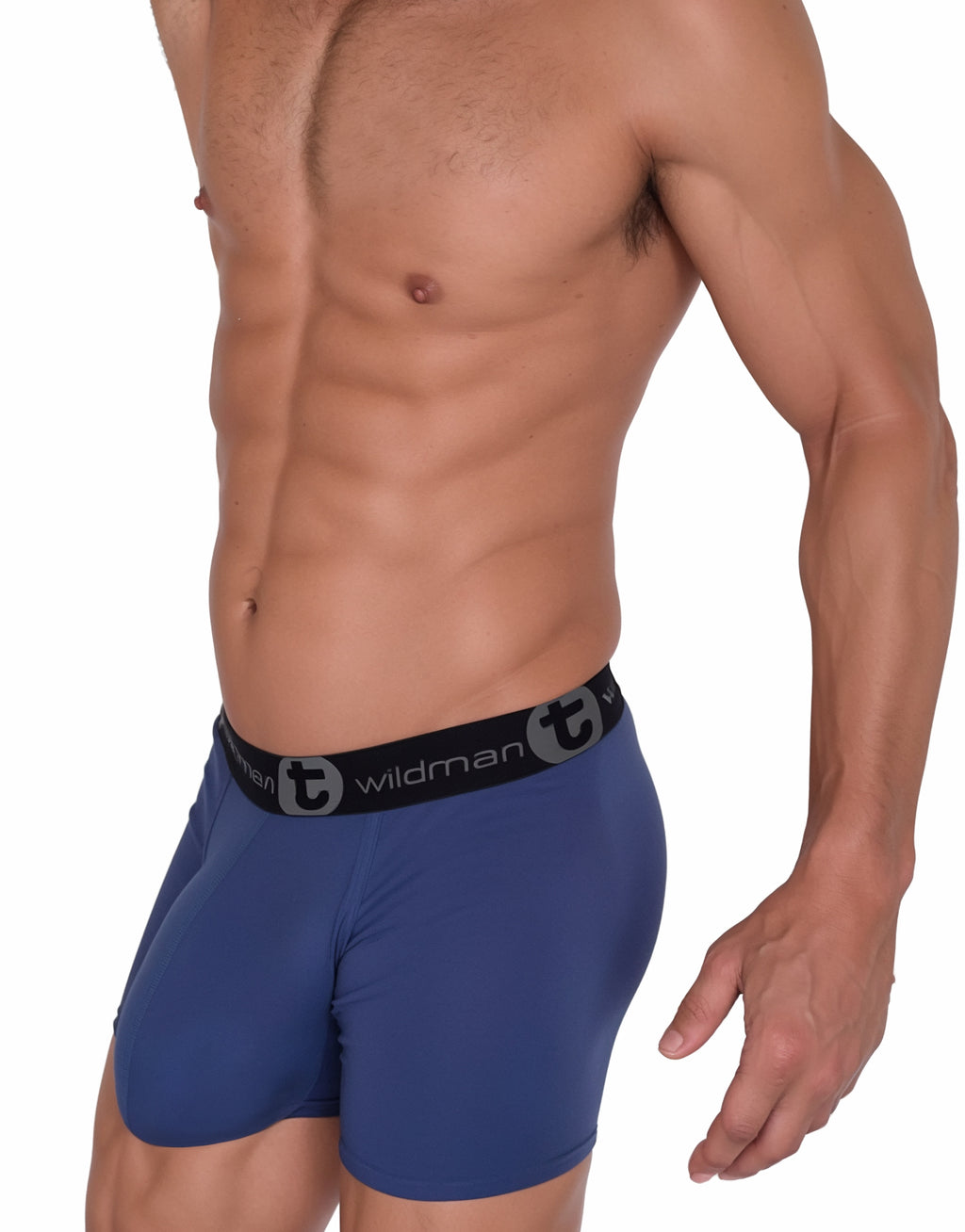 WildmanT Cotton Monster Cock 5" Inseam Boxer Brief Dark Blue