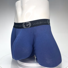 WildmanT Cotton Monster Cock 5" Inseam Boxer Brief Dark Blue