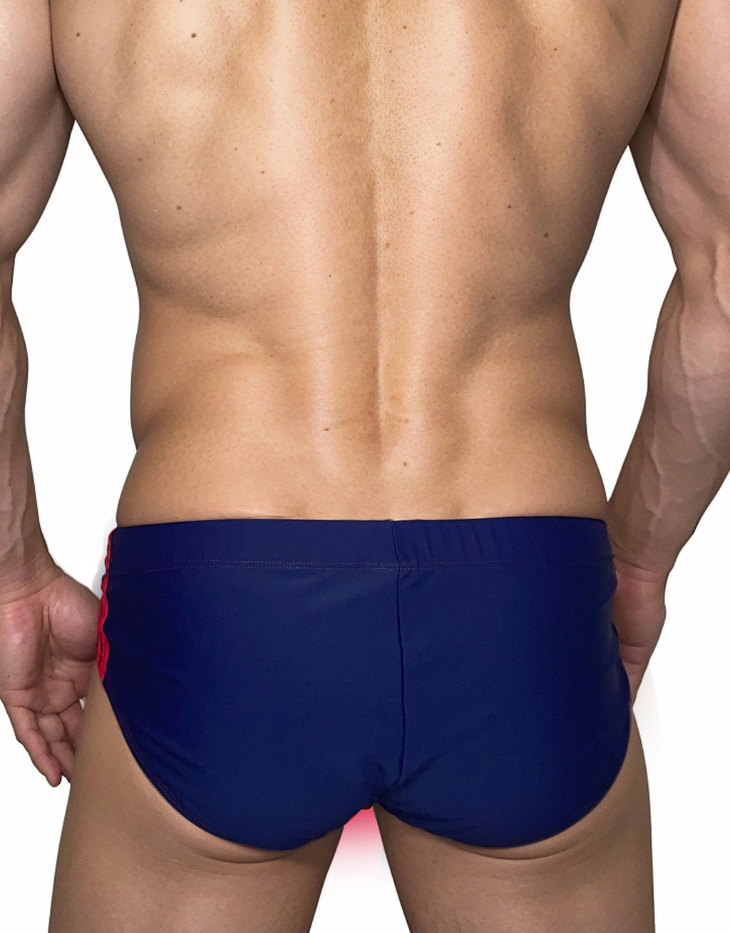 WildmanT Monster Cock Swim Brief Navy/Red