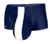 WildmanT Monster Cock Swim Square Cut Navy/White