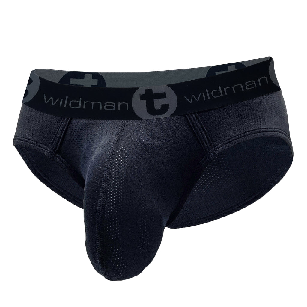 WildmanT Mesh Big Boy Pouch Brief Black