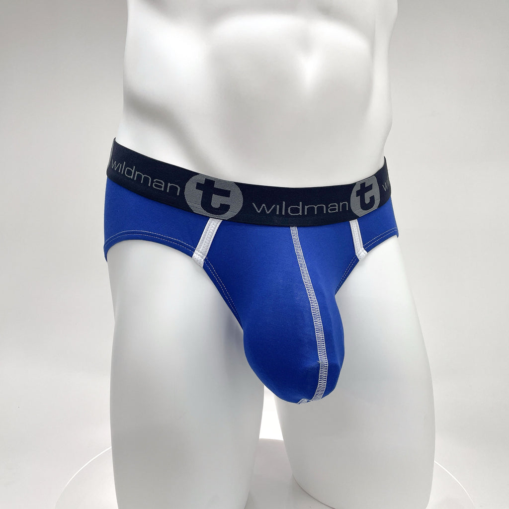 WildmanT Modal Big Boy Pouch Brief Royal Blue