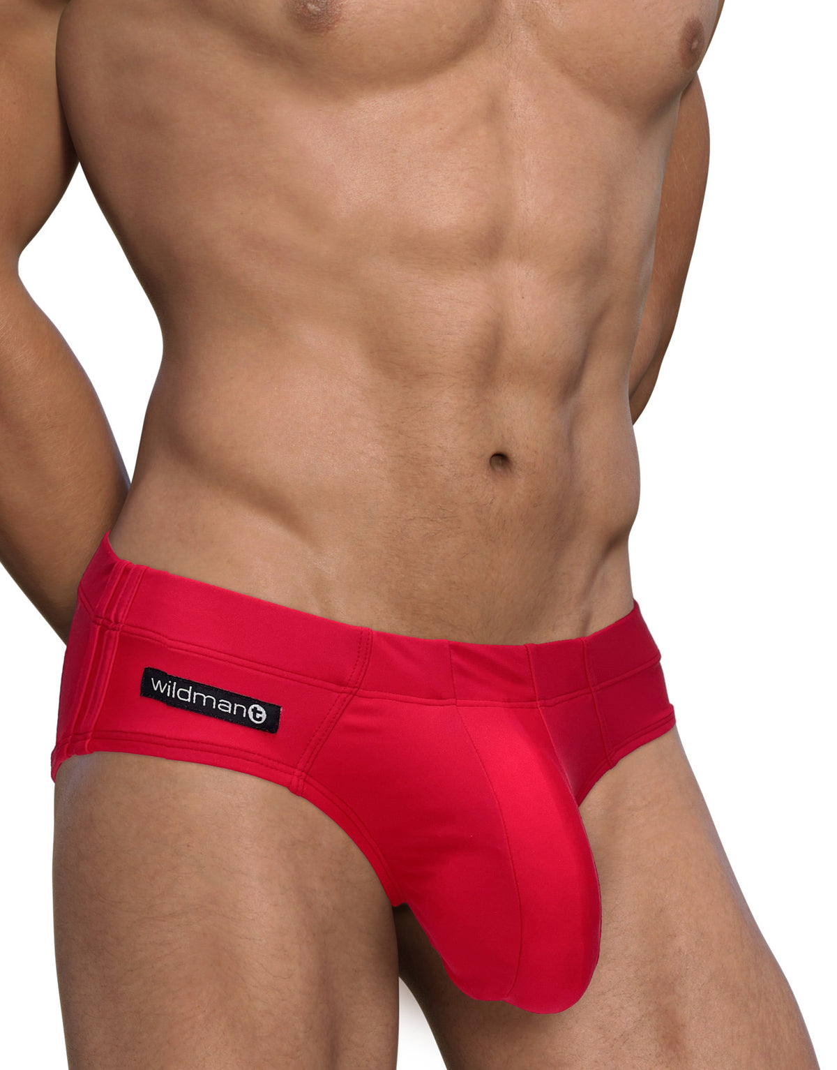 WildmanT Big Boy Pouch Swim Brief Red