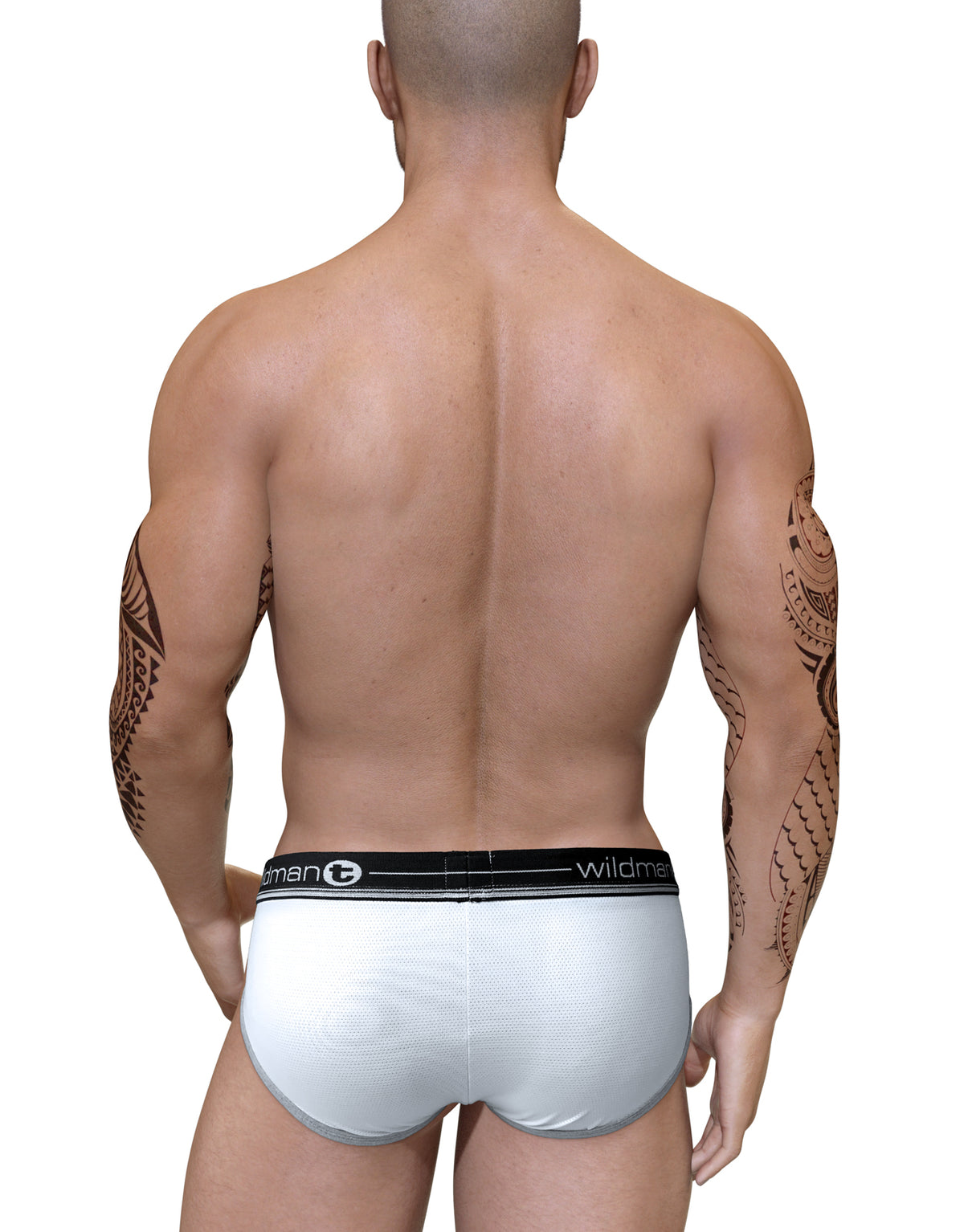 Duo Big Boy Pouch Brief Black - Big Penis Underwear, WildmanT - WildmanT