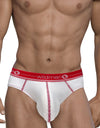 WildmanT Mesh Brief White and Red