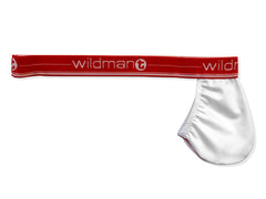 Big Boy Strapless Pouch White Mesh w/Red Band - Big Penis Underwear, Wildman T - WildmanT