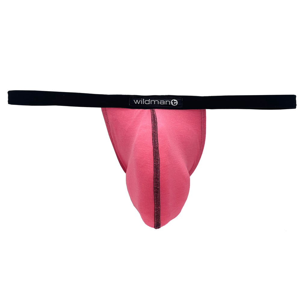 WildmanT Modal Micro Thong Big Boy Pouch Pink