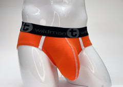 WildmanT Modal Big Boy Pouch Brief Orange