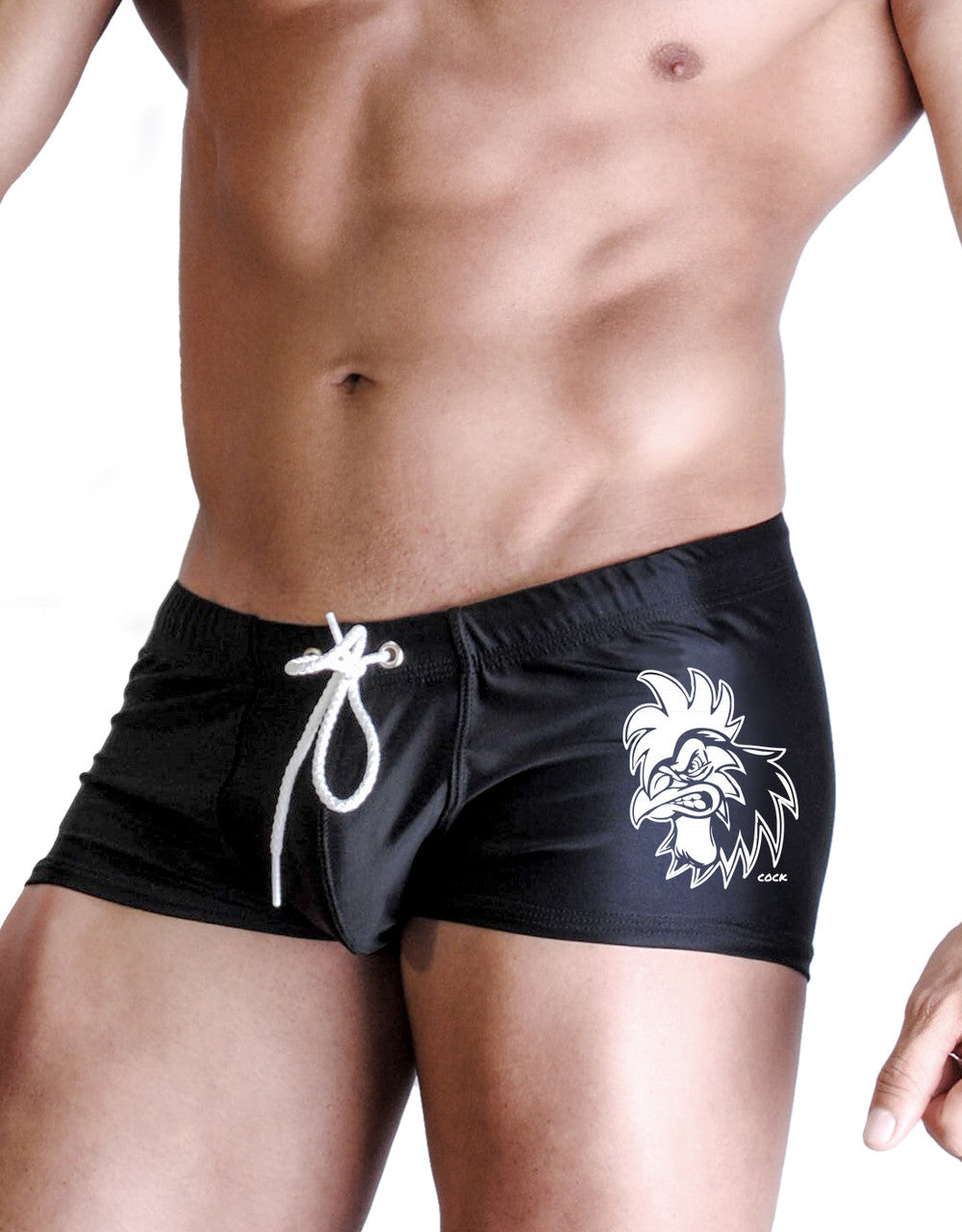 WildmanT COCK SQUARE CUT SWIM BLACK - Big Penis Underwear, WildmanT - WildmanT