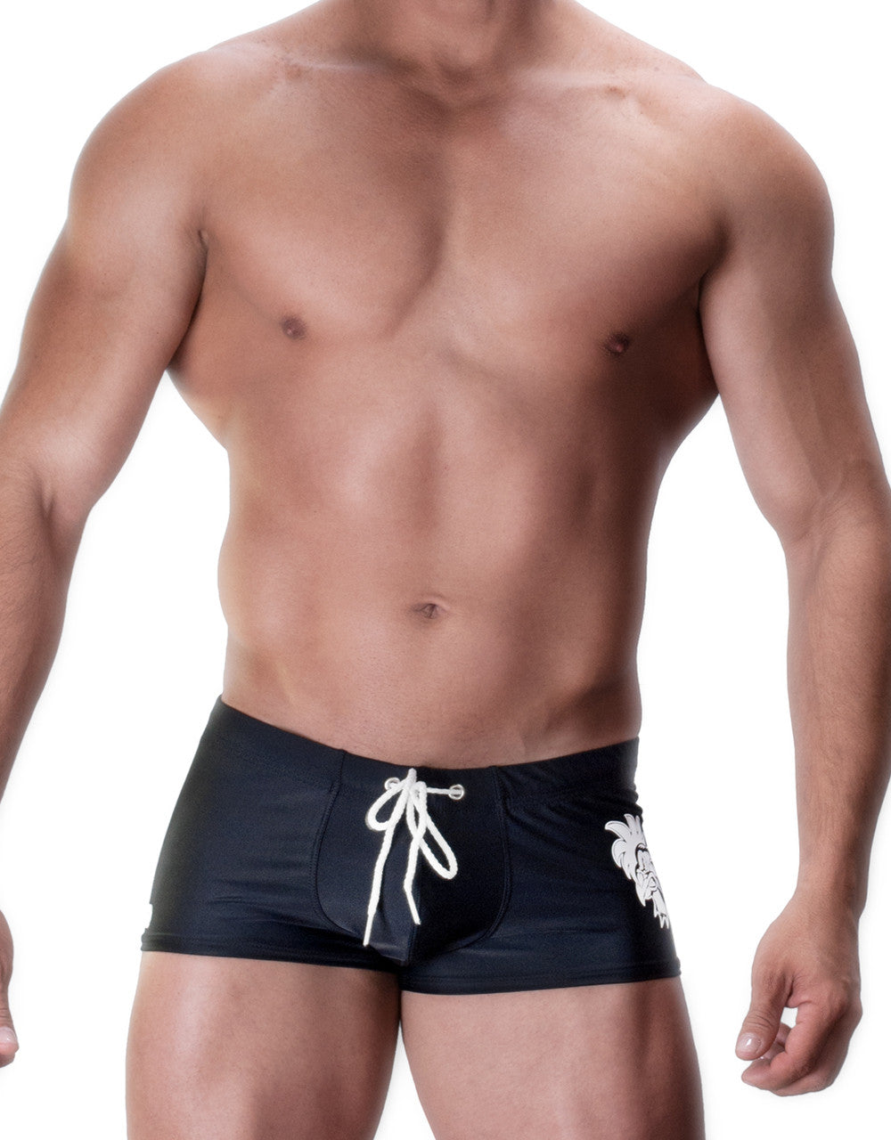 WildmanT COCK SQUARE CUT SWIM BLACK - Big Penis Underwear, WildmanT - WildmanT