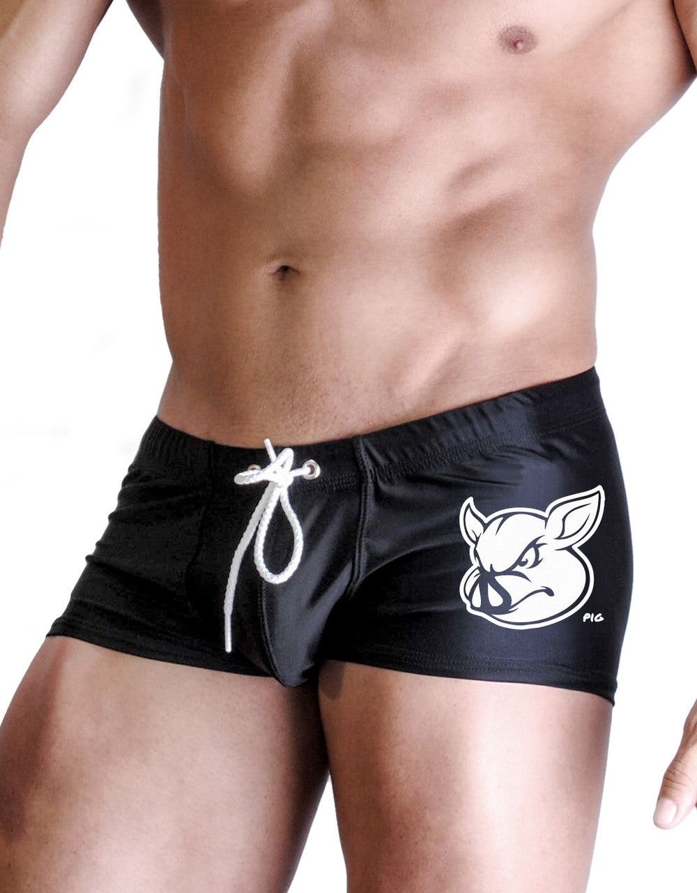 WildmanT PIG SQUARE CUT SWIM BLACK - Big Penis Underwear, WildmanT - WildmanT