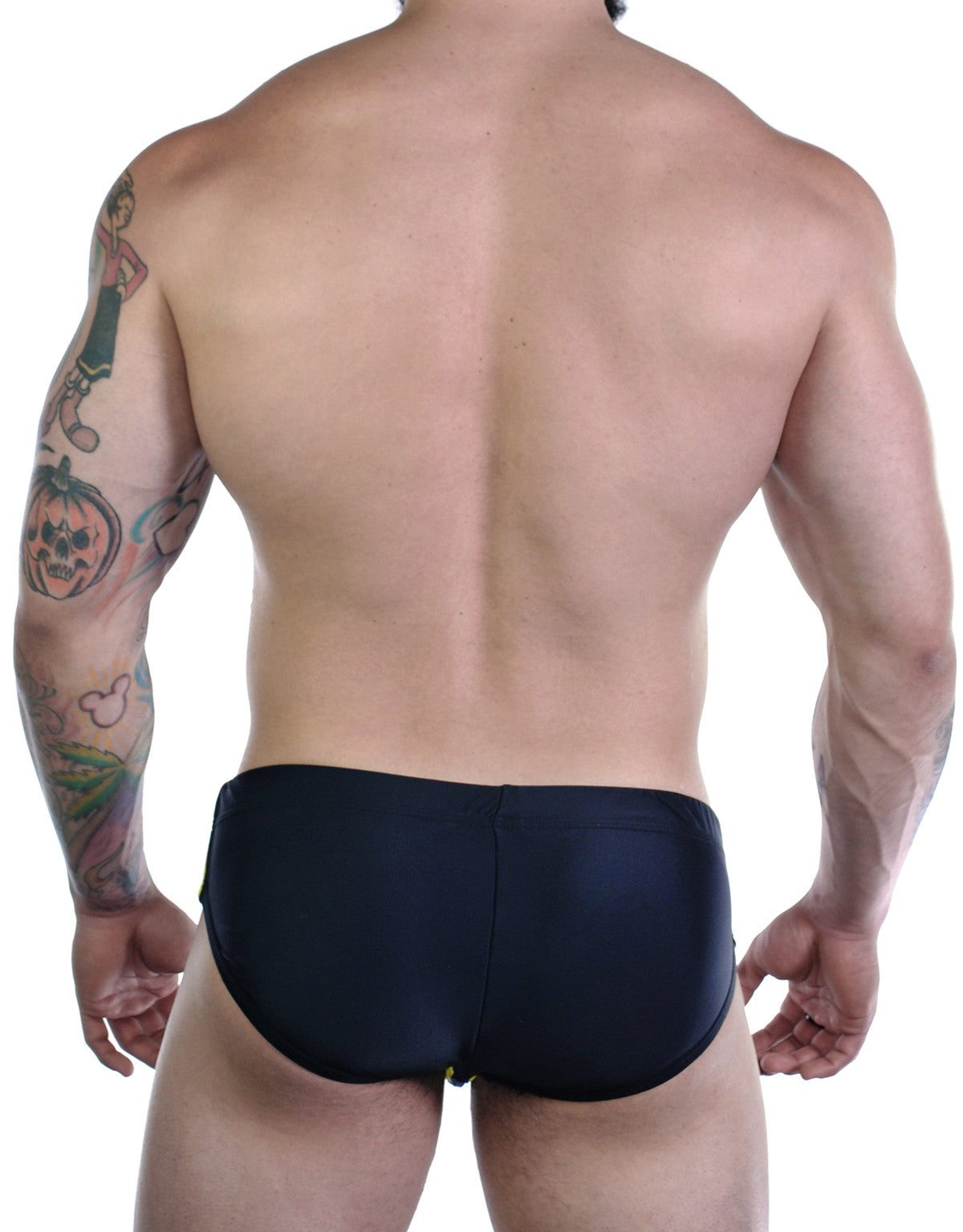 Sportivo Bikini Black with Red Stripe - Big Penis Underwear, WildmanT - WildmanT