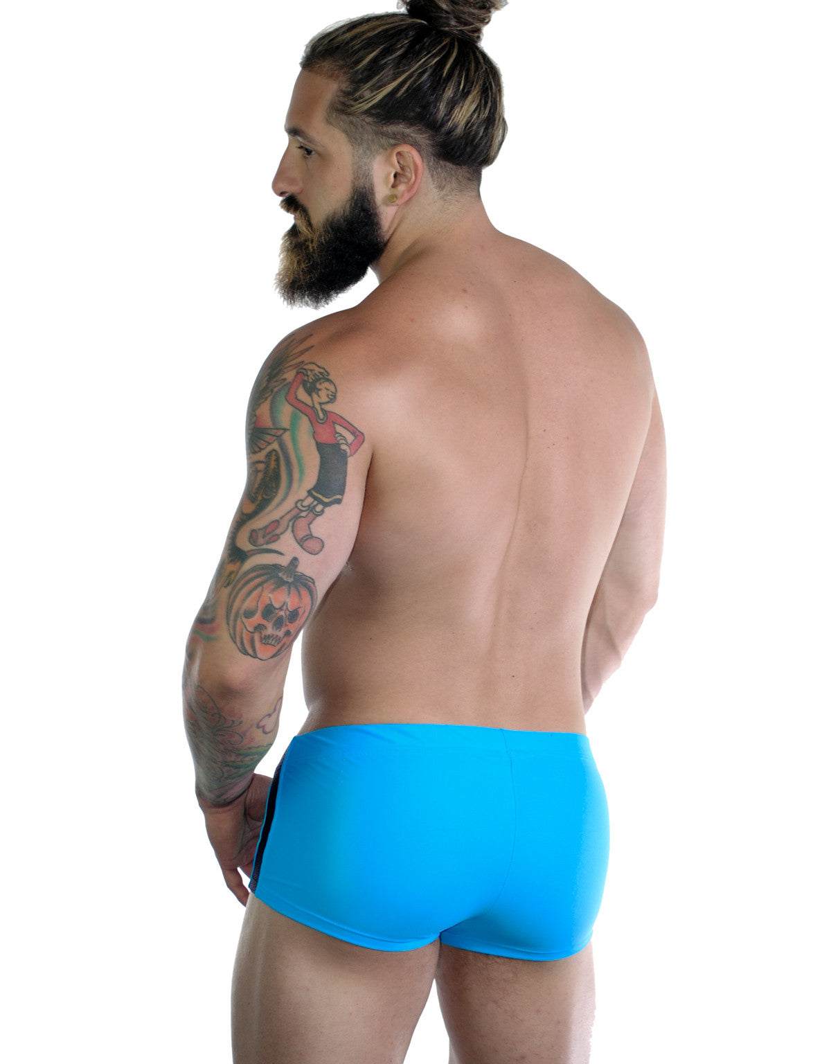 Sportivo Square Cut Teal - Big Penis Underwear, WildmanT - WildmanT