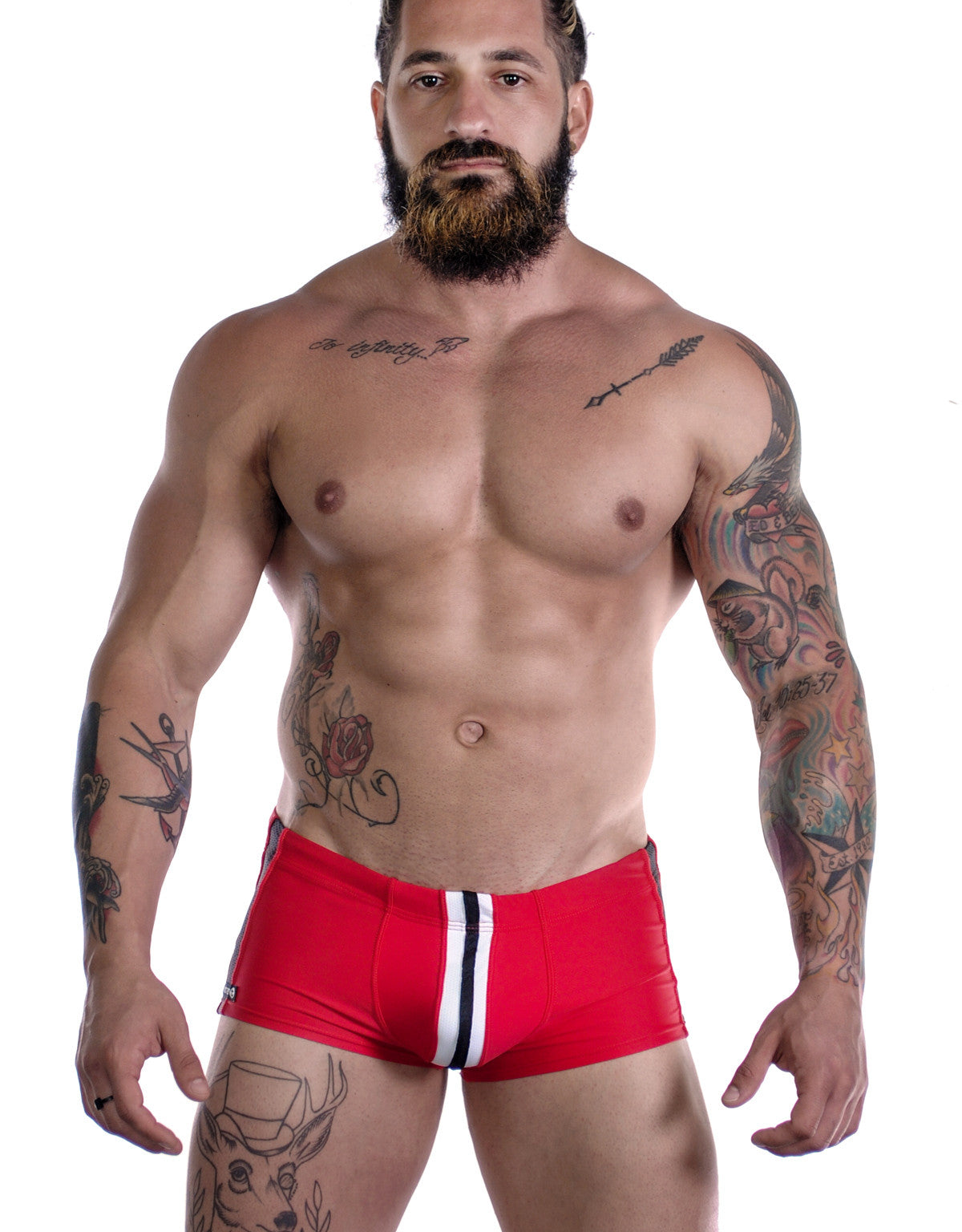 Sportivo Square Cut Red - Big Penis Underwear, WildmanT - WildmanT