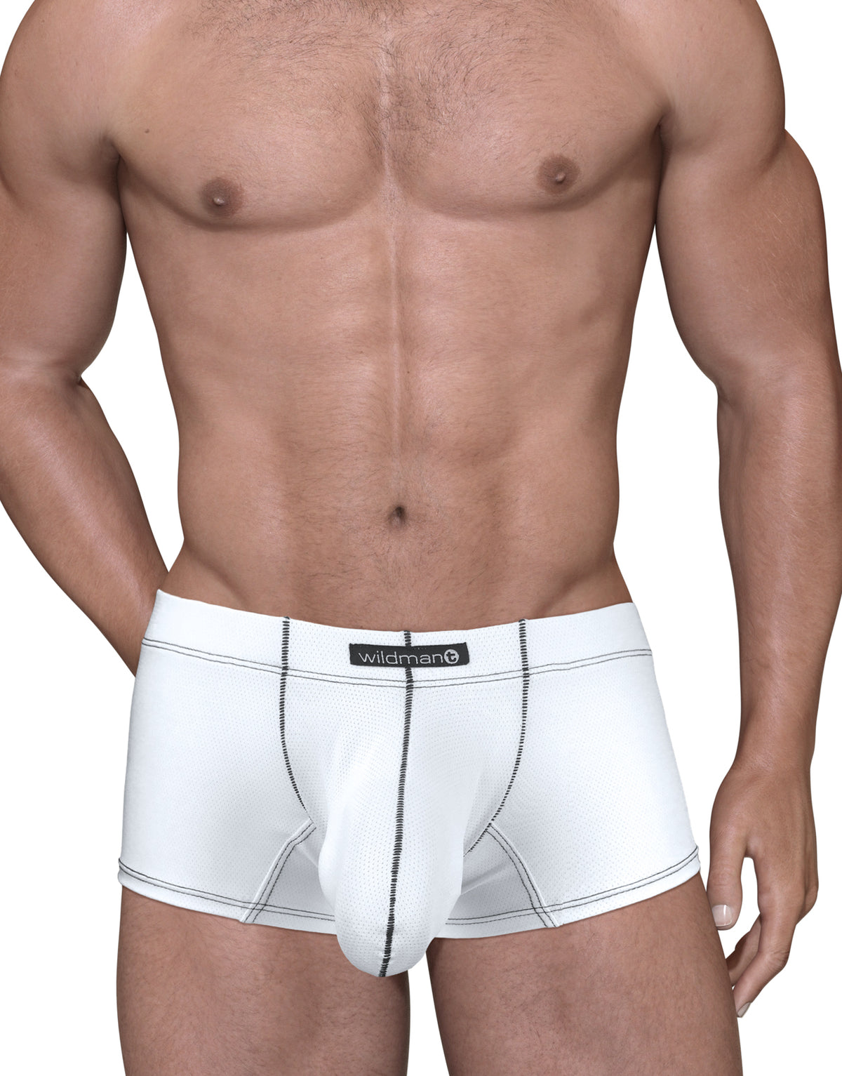 Stitch Big Boy Pouch Boxer Brief - White