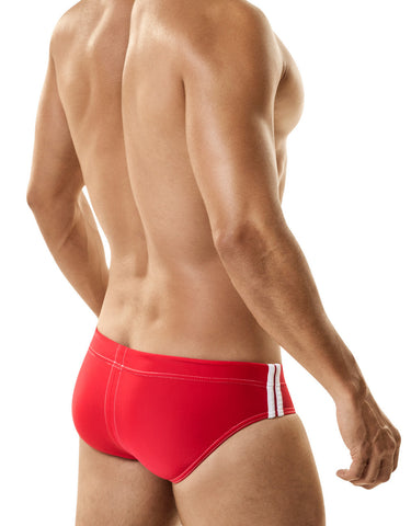 WildmanT Sport Bikini Swim w/Ball Lifter® Cock-Ring Red - Big Penis Underwear, WildmanT - WildmanT