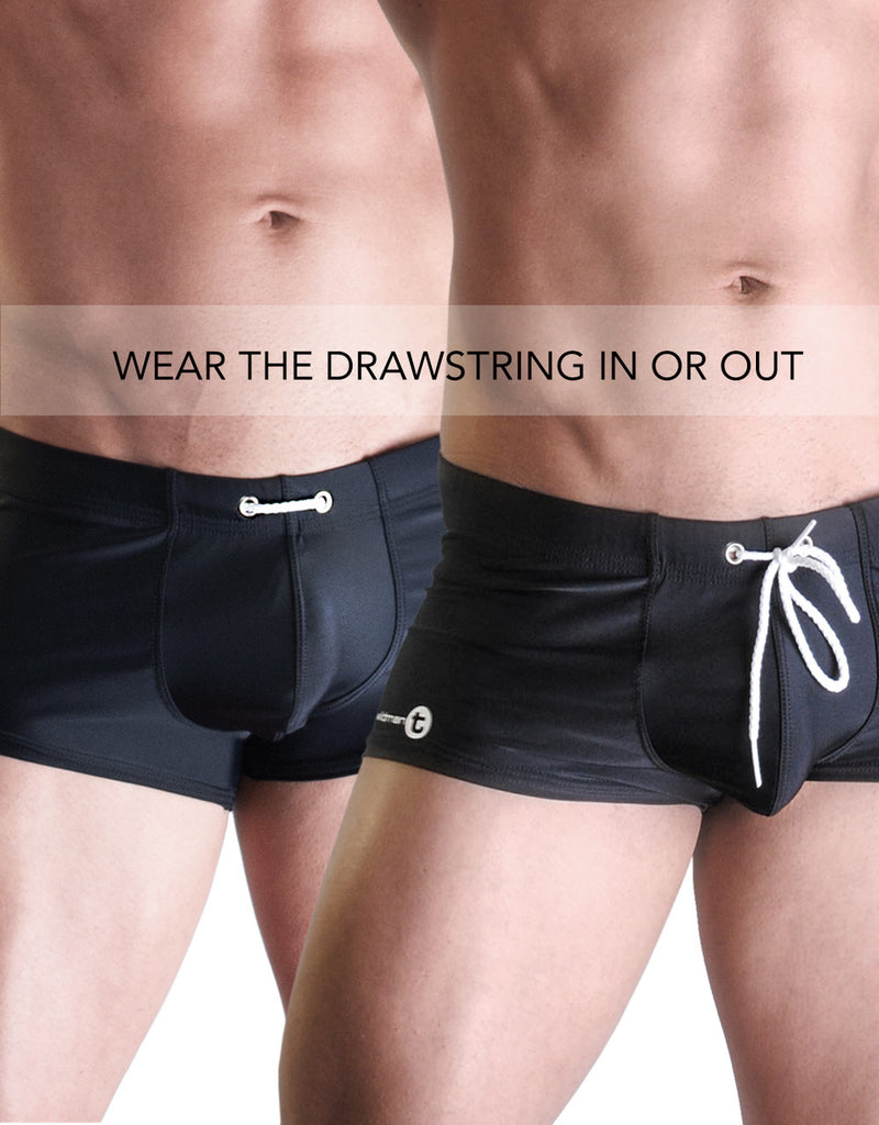 WildmanT PIG SQUARE CUT SWIM BLACK - Big Penis Underwear, WildmanT - WildmanT